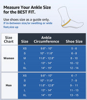 WHCOOL Slim-Fit Ankle Brace for Sprained Ankle, Quick Lace Up Ankle Support for Women Men With 2 Auto-Shaped Pads, Air Fabric Cool Ankle Stabilizer for Injury Recover, Running,Sports, M(12”-13”)