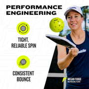 Franklin Sports X-40 Outdoor Pickleballs - USAP Approved