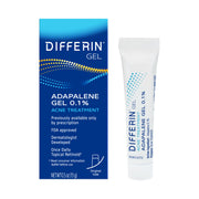 Differin Acne Retinoid Treatment Gel, 0.1% Adapalene, 15g Tube | Over-The-Counter Retinoid, Clears Acne And Prevents Breakouts, Gentle For Sensitive Skin, 30-Day Supply, 15G Tube