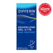 Differin Acne Retinoid Treatment Gel, 0.1% Adapalene, 15g Tube | Over-The-Counter Retinoid, Clears Acne And Prevents Breakouts, Gentle For Sensitive Skin, 30-Day Supply, 15G Tube
