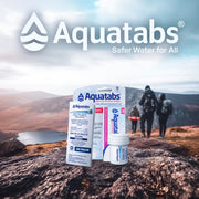 Aquatabs Water Purification Tablets, 397mg 100 Pack, Camping & Emergency | Water Filtration System for Boating, Marine, Survival Kit. Easy-to-use purifier treatment for safe drinking water