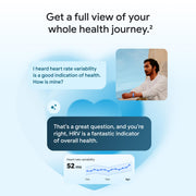 Google Fitbit Air - Screenless Activity Tracker, Obsidian | Fitness, heart rate, & sleep tracking, personalized AI-powered coaching, up to 7 days’ battery life, works with iOS & Android