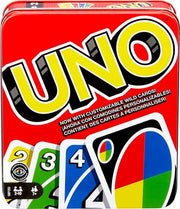 Mattel Games UNO Card Game, Ages 7+, 2-10 Players | Classic Card Game for Kids, Teens and Family Game Night, Colorblind Accessible & Customizable Cards (Amazon Exclusive)