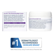 CeraVe Night Cream, Facial Moisturizer with Peptides & Niacinamide, 1.7oz | Anti-aging Face Cream, Skin Care with Hyaluronic Acid, Night Cream for Men & Women, Daily Non-Comedogenic Face Moisturizer