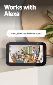 Ring Indoor Cam — Home or business security in 1080p HD video, White