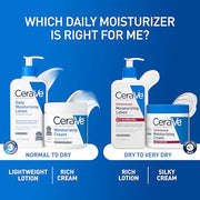 CeraVe Daily Moisturizing Lotion, Face and Body Lotion, Skin care, 19oz | Hyaluronic Acid, Lotion For Dry Skin, Skin Barrier Repair, Ceramide Moisturizer, For Men and Women, Fragrance Free, Oil-Free