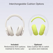 Beats 360 — Over-Ear Headphones with Interchangeable Cushions, Sweat & Water Resistance and Noise Cancellation — Cloud with Cloud Performance Knit Cushions