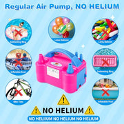 Nulink Electric Balloon Pump, Portable Electric Balloon Blower Machine Balloon Air Pump Dual Nozzle 110V 600W Balloon Inflator for Party Decorations