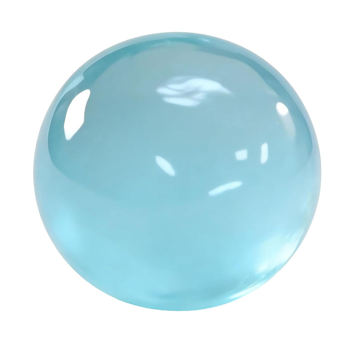 Coconut Oil Squishy, Coconut Oil Slow Rising Squeeze Stress Ball Clear Jelly Bubblegum Texture Coconut Oil Squishy Toy (Blue)