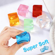 Siwarm 30 Pack Mini Cube Squishy Fidget Toys for Kids and Adults | Mini Stress Cube Squeeze Toys, Sensory Toys, Anxiety Relief, Treasure Box Toys Classroom Prizes, Party Favors