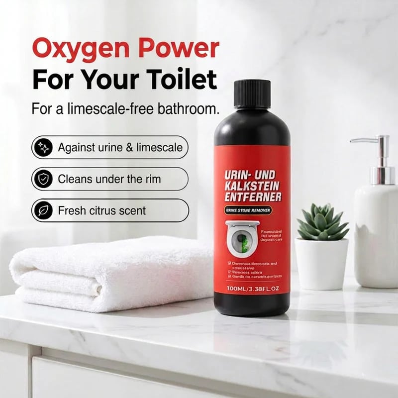 🚀 JUST LAUNCHED! 49% OFF 💎 Heavy-Duty Toilet Cleaner 🧪 Melts Away Years of Urine Scale & Limescale ✨ No More Scrubbing