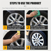 🚗 BUY 4 GET 6 FREE! 🔥Multi-Functional Plastic & Tire Restorer Cream