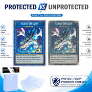 1000ct Card Sleeves for Trading Cards, Penny Soft Sleeves Clear Card Sleeve | Baseball Card Sleeves Protectors Fit for Sports Cards, Football, Game Card