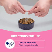 Nutramax Proviable Probiotics for Dogs & Cats, Sprinkle Capsules, 30ct | Probiotics for Cats and Dogs, Plus Prebiotics, Daily Gut Health Support Supplement, Multiple Strains, Sprinkle on Food