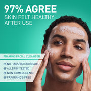 CeraVe Foaming Facial Cleanser, Gentle Cleanser for Oily Skin, 16fl oz | Skin Care with Hyaluronic Acid & Niacinamide, Makeup Remover, Daily Face Wash For Men & Women, Fragrance Free, Oil Control