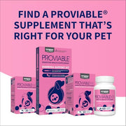 Nutramax Proviable Probiotics for Dogs & Cats, Sprinkle Capsules, 30ct | Probiotics for Cats and Dogs, Plus Prebiotics, Daily Gut Health Support Supplement, Multiple Strains, Sprinkle on Food