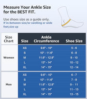 WHCOOL Slim-Fit Ankle Brace for Sprained Ankle, Quick Lace Up Ankle Support for Women Men With 2 Auto-Shaped Pads, Air Fabric Cool Ankle Stabilizer for Injury Recover, Running,Sports, M(12”-13”)