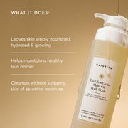Naturium The Glow Getter Multi-Oil Body Wash, 16.9 fl oz | Nourishing Gentle Cleanser, Dissolves Impurities, Hydrating Base Protects Essential Moisture, for All Skin Types