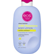 eos Shea Better Body Lotion- Vanilla Cashmere, 24-Hour Moisture, 16 fl oz | Natural Shea Butter & Oil, Whipped Vanilla & Caramel, Lasting Hydration, 100% Vegan & Cruelty-Free, Apply to Dry Skin