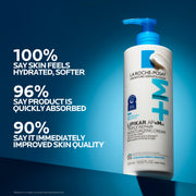 La Roche-Posay Lipikar AP+MAX Triple Repair Moisturizing Body Cream | Face and body lotion for dry skin with shea butter and niacinamide. Gentle on very dry, rough, sensitive skin.