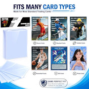 1000ct Card Sleeves for Trading Cards, Penny Soft Sleeves Clear Card Sleeve | Baseball Card Sleeves Protectors Fit for Sports Cards, Football, Game Card