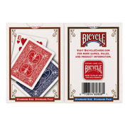 Bicycle Playing Cards 2 Pack Standard Poker Size Red and Blue | Air-cushion finish, Over 130 years trusted, 52 cards plus 2 Jokers per deck, Great for poker and rummy