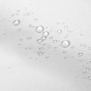 ALYVIA SPRING Waterproof Fabric Shower Curtain or Liner White, 72x72 | 3 Magnets, Soft Cloth & Hotel Quality, Machine Washable, Light-Weight, Standard Size