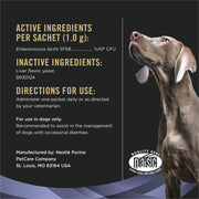 Purina Pro Plan Veterinary Supplements FortiFlora Dog Probiotic Supplement | FortiFlora Probiotic Supplement with strain of probiotics promotes intestinal health and can help management of diarrhea