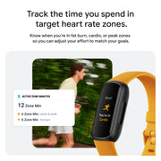 Google Fitbit Inspire 3 - Midnight Zen/Black - Small and Large Bands | Stress management, sleep tracking, 24/7 heart rate, 3-month Google Health Premium membership included, small and large bands