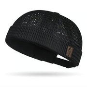 mens breathable brimless hat