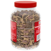 Milk-Bone Flavor Snacks Mini’s Dog Treats, 36 Oz. | 5 calories per treat, 15% protein, 3 flavors per canister (beef, chicken & bacon, naturally & artificially flavored)