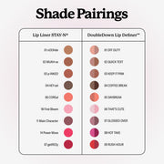 Sacheu Lip Liner STAY-N Peel Off Lip Stain, Longwear, p-INKED | Water-resistant, transfer & smudge-proof, lip tint with hyaluronic acid & vitamin E for conditioning benefits, matte finish