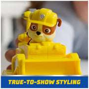 Paw Patrol, Rubble’s Bulldozer Toy Truck with Collectible Action Figure | Action Rescue Vehicle, Rolling Wheels, Rubble Action Figure, Imaginative Pretend Play, Kids Toys for Boys & Girls Ages 3 & Up