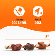 Good 'n' Fun Kabobs Long-Lasting Dog Treat Made With Real Protein, 24 oz | Premium Chicken, Pork and Beef Hide Chew, Supports Dental Health and Mental Stimulation, For Adult Dogs