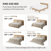 Bedsure King Comforter Set Prewashed Soft Bedding Set 3Pcs Beige 104"x90" | GentleSoft, Built to last, all season, bedding, comforter set, warm yet lightweight, gift choice, OEKO-TEX