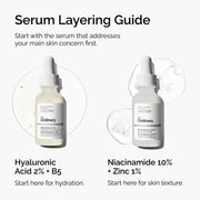 The Ordinary Hyaluronic Acid 2% + B5 (with Ceramides), Multi-Depth Hydration Serum for Plumper, Smoother Skin