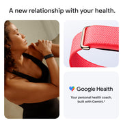 Google Fitbit Air - Screenless Activity Tracker, Obsidian | Fitness, heart rate, & sleep tracking, personalized AI-powered coaching, up to 7 days’ battery life, works with iOS & Android