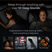 Ozlo Sleepbuds® 2 - Sleep Earbuds, Snoring & Noise Masking Headphones | All-Night Side-Sleeper Comfort, Ultra Small Fit, 14-hr Battery, 50+ Sleep Sounds, In-Ear Alarm, Smart Case Sleep Insights