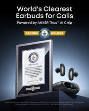 Soundcore Liberty 5 Pro by Anker Noise Cancelling Wireless Earbuds | Anker Thus™ AI Chip delivers Guinness World Records-certified call quality for crystal-clear calls in noisy environments