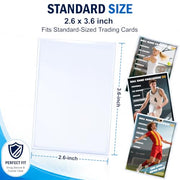 1000ct Card Sleeves for Trading Cards, Penny Soft Sleeves Clear Card Sleeve | Baseball Card Sleeves Protectors Fit for Sports Cards, Football, Game Card