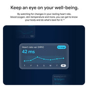 Google Fitbit Inspire 3 - Midnight Zen/Black - Small and Large Bands | Stress management, sleep tracking, 24/7 heart rate, 3-month Google Health Premium membership included, small and large bands
