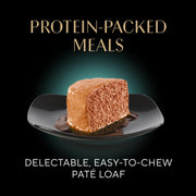 Sheba Perfect Portions Pate Wet Cat Food, Seafood Variety, 2.6 oz, 24 ct | Salmon, Seafood & Whitefish and Tuna, grain-free, protein-rich, no fillers/artificial flavors, 48 servings, twin-pack trays