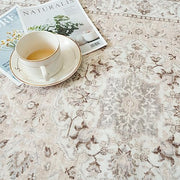 2x6 Hallway Washable Runner Rug : Vintage Soft Kitchen Laundry Runner with Non Slip Backing Farmhouse Entryway Living Room Floor Mat Stain Resistant Carpet for Bedroom Bathroom Distressed Beside Rug