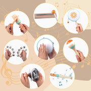 Toddlers Musical Instruments-Baby Montessori Wooden Toys for 18 Month+ | Kids Percussion Instruments Musical Toy for Preschool Kids,Christmas Birthday Gift for Baby Boys Girls