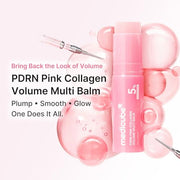 medicube PDRN Collagen Volume Multi Balm Stick, Firming Face & Body Balm | Volufiline, NAD Stick Balm for the Look of Fine Lines, Under-Eyes, Neck, Plumping & Radiance for Line Care, Korean Skincare