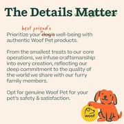 WOOF Pupsicle Peanut Butter & Beef Refill Pops Dog Treats, Large, 7 Count | For large Pupsicles, peanut butter & beef flavor, long-lasting treats, pre-made Pops, wholesome ingredients, shelf stable