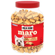 Milk-Bone MaroSnacks Small Dog Treats with Real Bone Marrow, 40 Oz. | Dog treats with 12% protein