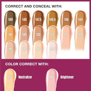 Maybelline Instant Age Rewind Eraser Dark Circles Multi-Use Concealer, 110 | Use to Conceal, Contour, and Correct, Crease-Resistant Makeup Formula for Under Eyes and Dark Spots, Up to 12HRs of Wear
