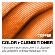 Keracolor Color + Clenditioner, Semi-Permanent Hair Color, 23 Shades | Color depositing conditioner softens & tones while cleansing, deposit-only hair dye with keratin, coconut oil & shea butter