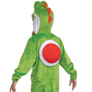 Disguise Yoshi Costume Hooded Jumpsuit, Official Super Mario Character Costume for Kids, Size (4-6)